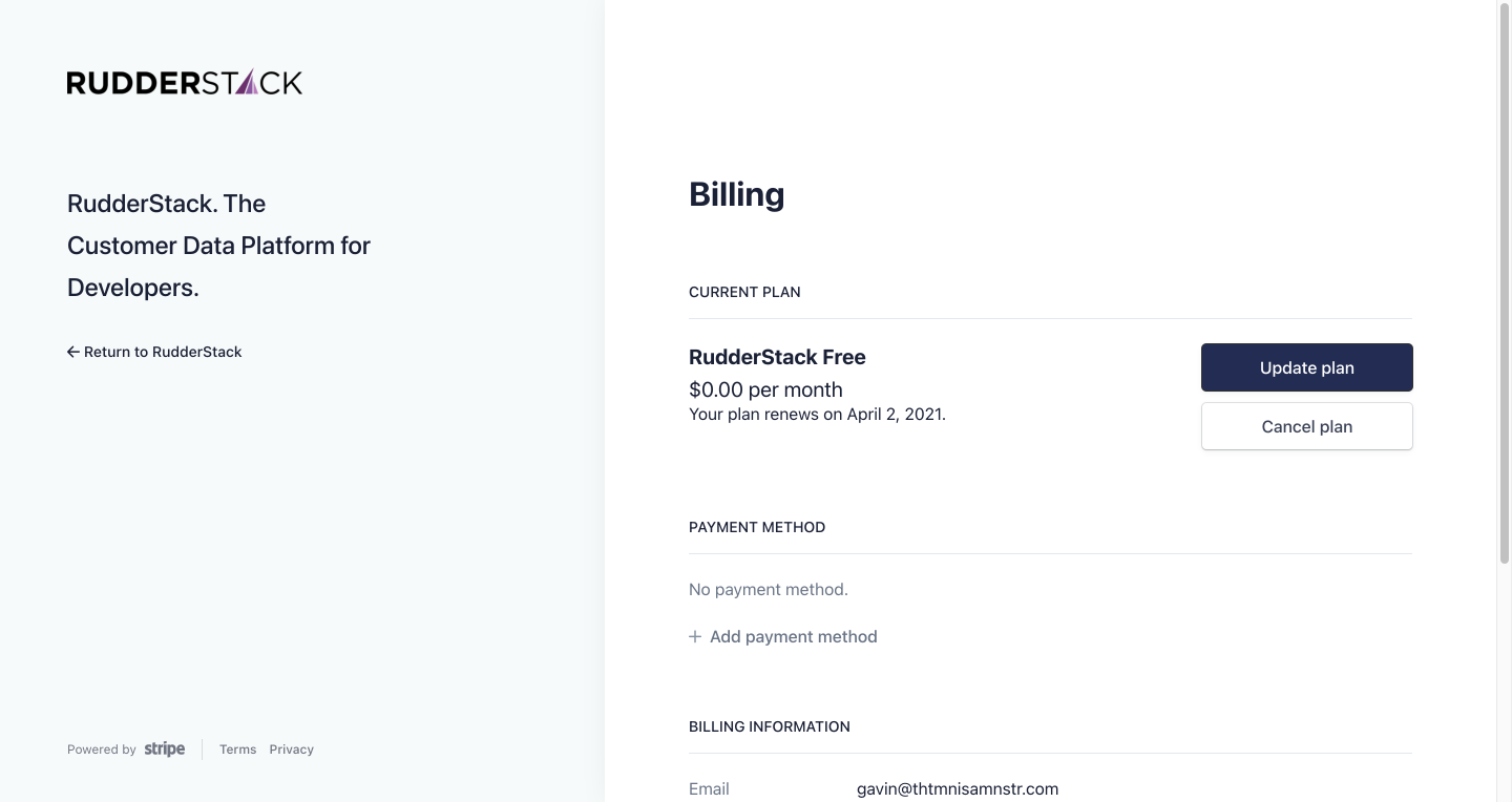 Add a payment method