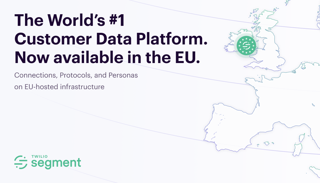Twilio Segment is now available in the EU hero image