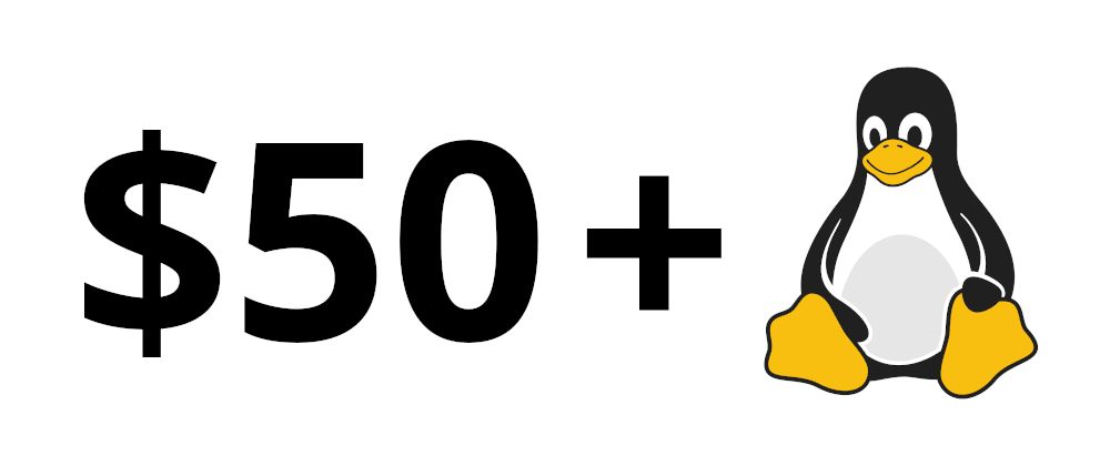 50 Bucks + Tux: Turning a cheap Atom 2-in-1 into a Linux laptop hero image